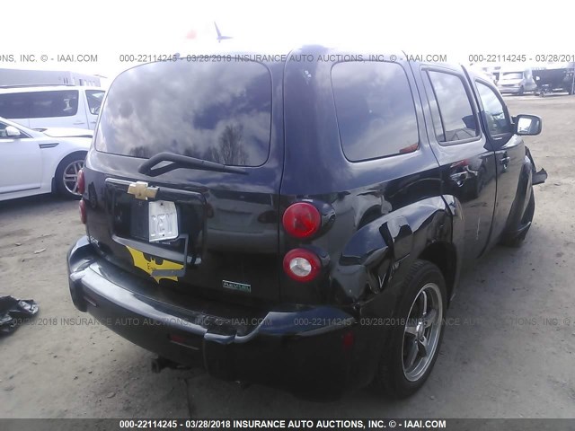 3GNBAADB1AS609994 - 2010 CHEVROLET HHR LS BLACK photo 4