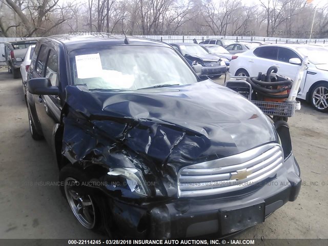 3GNBAADB1AS609994 - 2010 CHEVROLET HHR LS BLACK photo 6