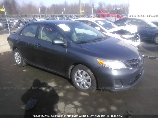 2T1BU4EE9BC557393 - 2011 TOYOTA COROLLA S/LE GRAY photo 1