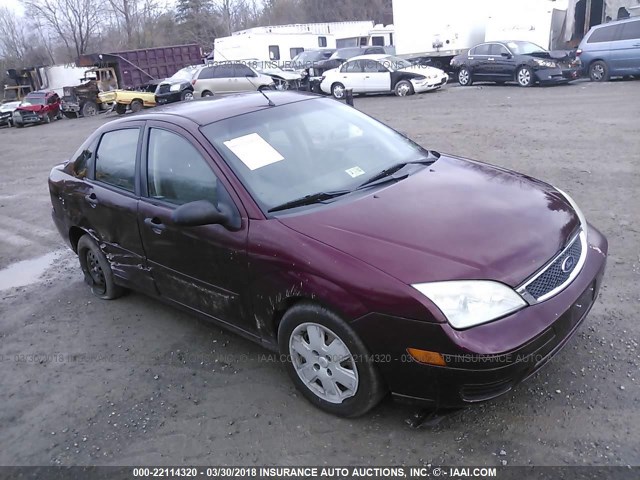 1FAFP34N07W301166 - 2007 FORD FOCUS ZX4/S/SE/SES 勃艮第红 照片 1