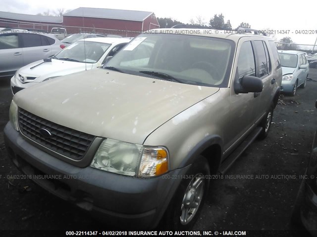 1FMZU62K63UA21439 - 2003 FORD EXPLORER XLS/XLS SPORT GOLD photo 2