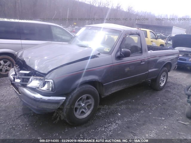 4F4YR12V0YTM12962 - 2000 MAZDA B3000 GRAY photo 2