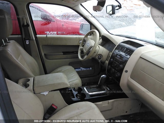 1FMCU94G49KD09917 - 2009 FORD ESCAPE LIMITED SILVER photo 5