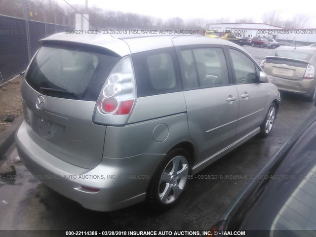 JM1CR293360114000 - 2006 MAZDA 5 SILVER photo 4