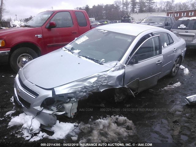1G1ZC5EUXCF348924 - 2012 CHEVROLET MALIBU 1LT 银色 照片 2