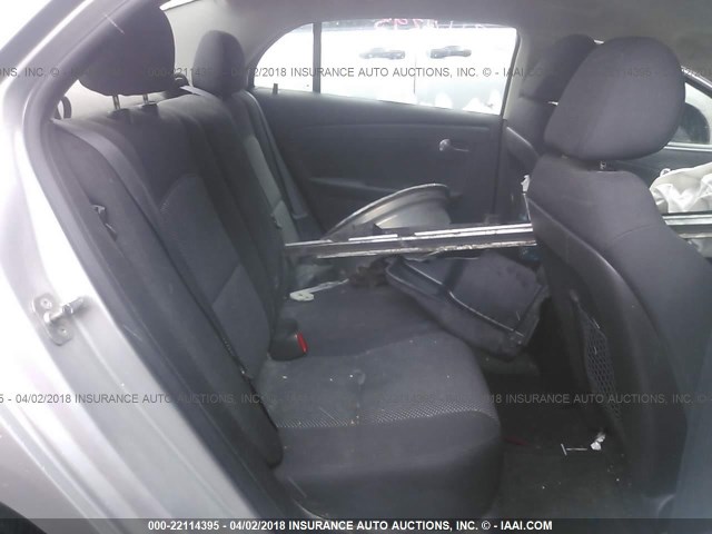 1G1ZC5EUXCF348924 - 2012 CHEVROLET MALIBU 1LT 银色 照片 8