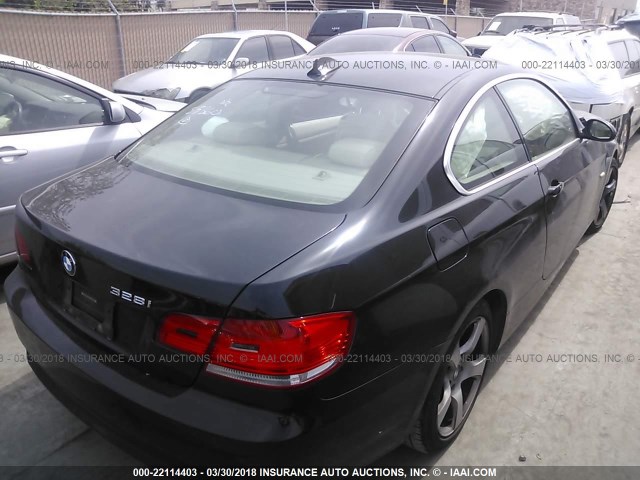 WBAWV53519P080135 - 2009 BMW 328 XI SULEV BLACK photo 4