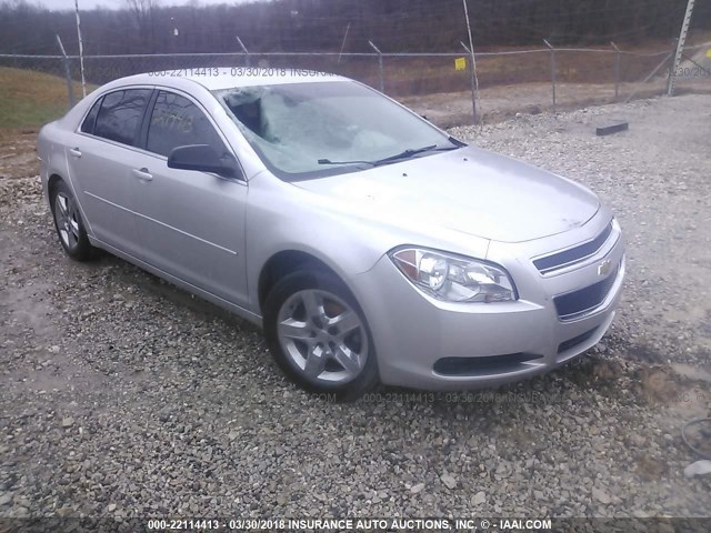 1G1ZB5EB1AF217945 - 2010 CHEVROLET MALIBU LS SILVER photo 1