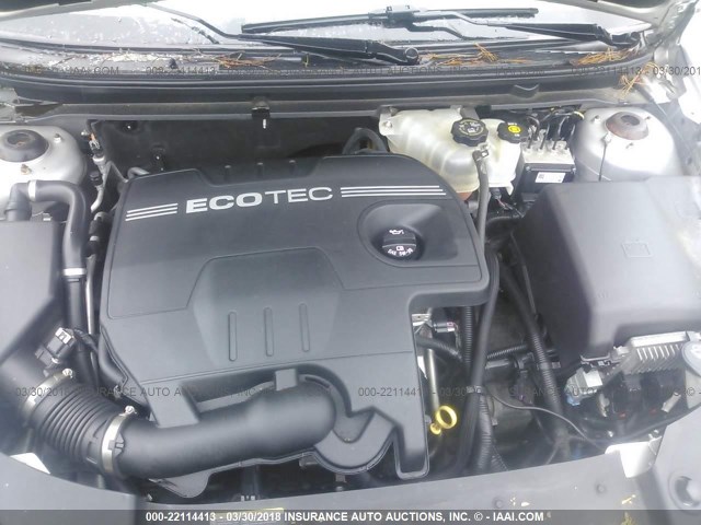 1G1ZB5EB1AF217945 - 2010 CHEVROLET MALIBU LS SILVER photo 10