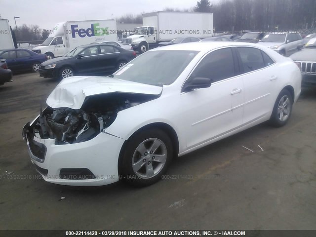 1G11B5SL7EF119227 - 2014 CHEVROLET MALIBU LS თეთრი ფოტო 2
