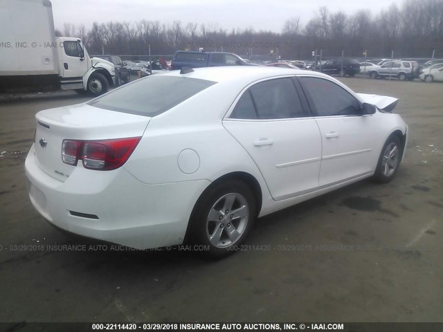 1G11B5SL7EF119227 - 2014 CHEVROLET MALIBU LS თეთრი ფოტო 4