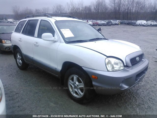 KM8SC73D92U224737 - 2002 HYUNDAI SANTA FE GLS/LX WHITE photo 1