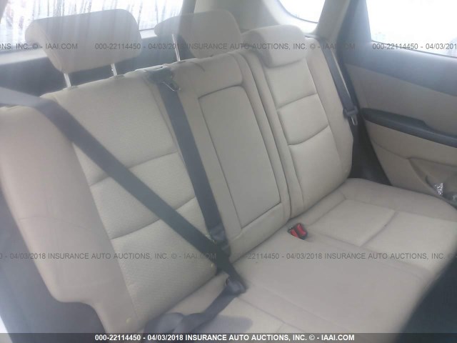 KMHDB8AE5AU066201 - 2010 HYUNDAI ELANTRA TOURING GLS WHITE photo 8