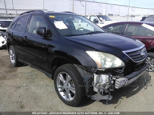 JTJGW31U362000293 - 2006 LEXUS RX 400 BLACK photo 1