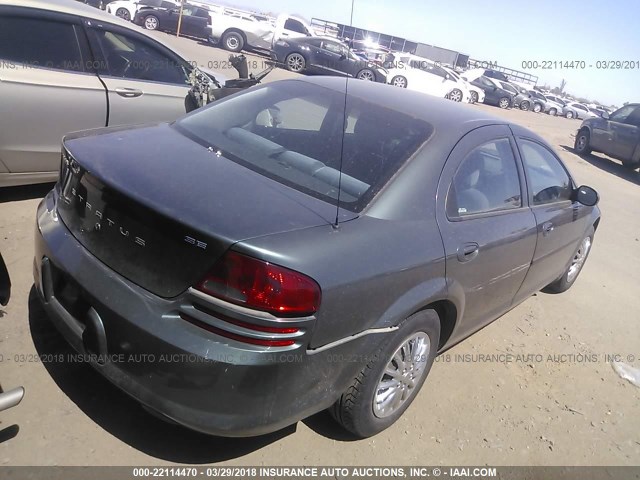 1B3EL46XX2N347593 - 2002 DODGE STRATUS SE PLUS GREEN photo 4