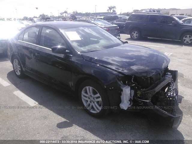 3VW2B7AJ3HM374482 - 2017 VOLKSWAGEN JETTA S 黑色 照片 1