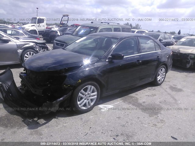 3VW2B7AJ3HM374482 - 2017 VOLKSWAGEN JETTA S 黑色 照片 2