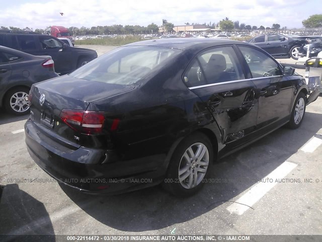 3VW2B7AJ3HM374482 - 2017 VOLKSWAGEN JETTA S 黑色 照片 4
