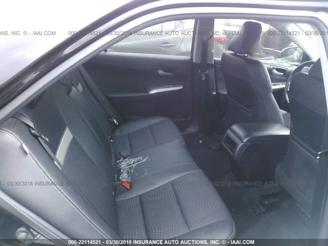 4T1BF1FK1CU027710 - 2012 TOYOTA CAMRY SE/LE/XLE Қара фото 8