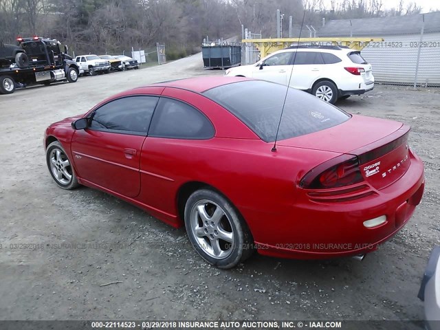 4B3AG52H02E078770 - 2002 DODGE STRATUS R/T RED photo 3