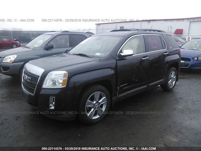 2GKFLWEK1E6177612 - 2014 GMC TERRAIN SLE BLACK photo 2