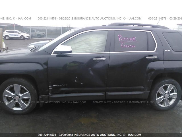 2GKFLWEK1E6177612 - 2014 GMC TERRAIN SLE BLACK photo 6