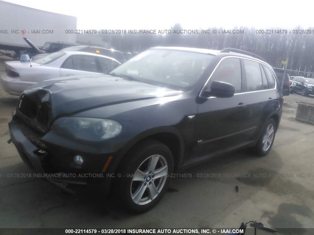 5UXFE83537LZ39233 - 2007 BMW X5 4.8I BLACK photo 2