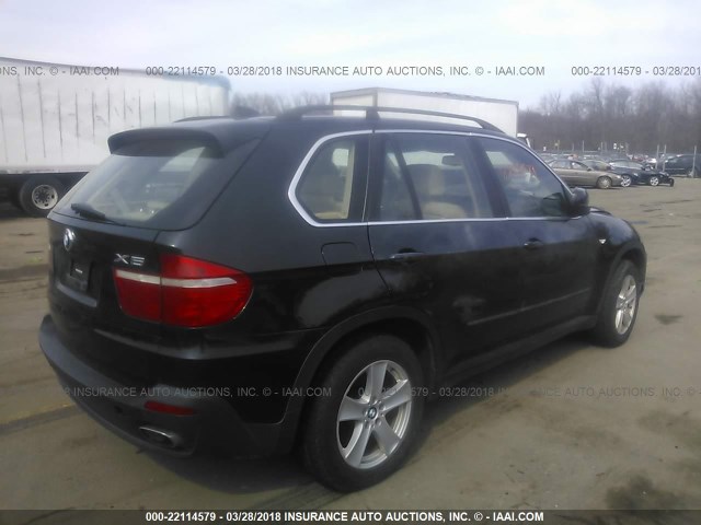 5UXFE83537LZ39233 - 2007 BMW X5 4.8I BLACK photo 4