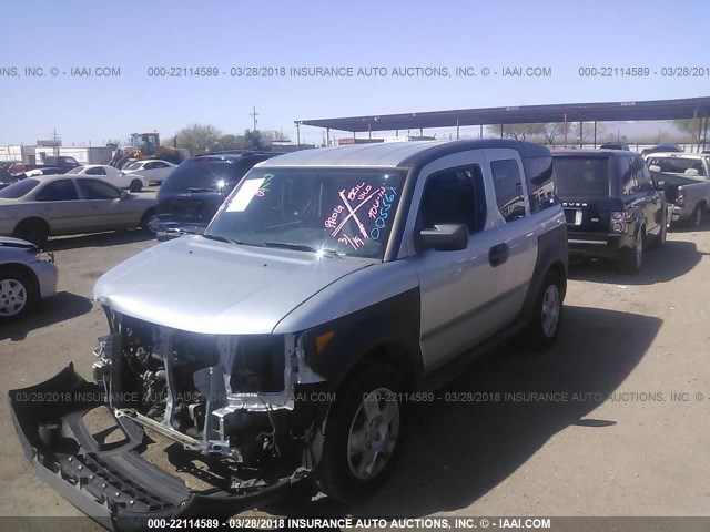 5J6YH18328L005561 - 2008 HONDA ELEMENT LX SILVER photo 2