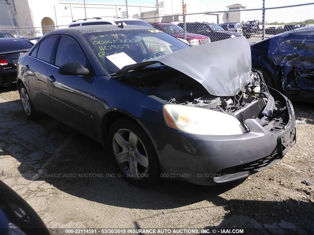 1G2ZG57B494110907 - 2009 PONTIAC G6 GRAY photo 1