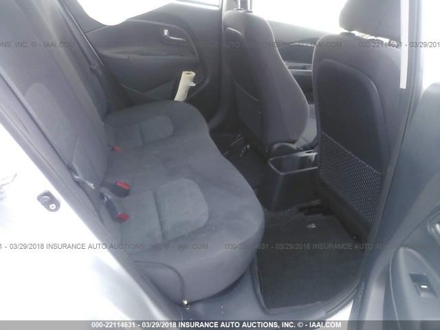 KNADM4A37C6075122 - 2012 KIA RIO LX Արծաթագույն լուսանկար 8