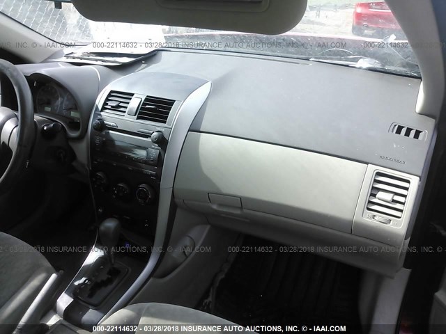 JTDBL40E399083659 - 2009 TOYOTA COROLLA LE/XLE RED photo 5