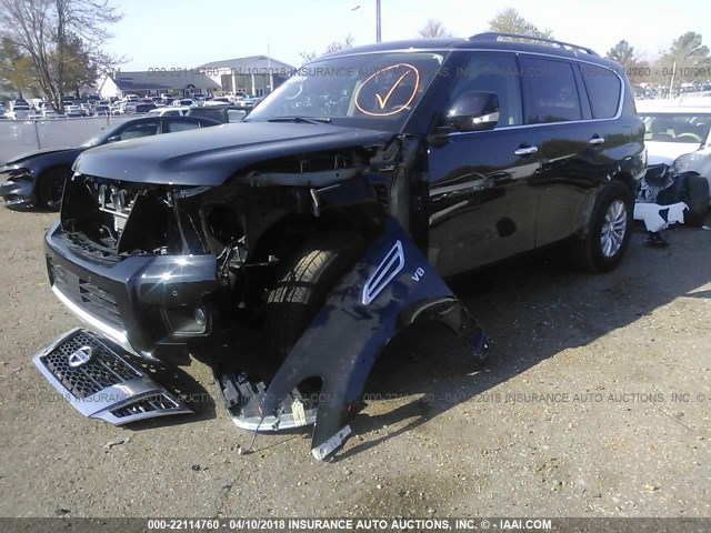 JN8AY2ND6J9056501 - 2018 NISSAN ARMADA SV/SL/PLATINUM BLACK photo 2