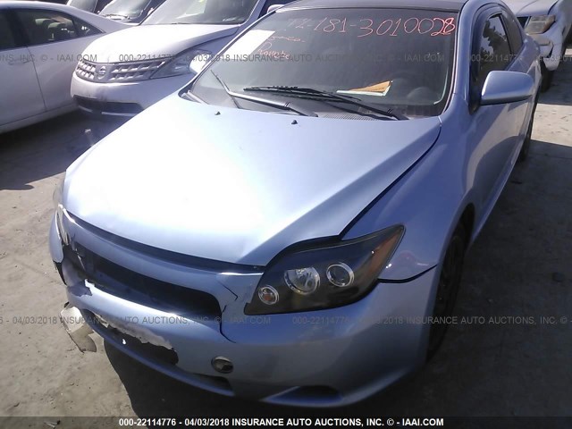 JTKDE167280271045 - 2008 TOYOTA SCION TC 蓝色 照片 2