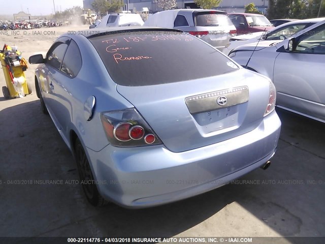 JTKDE167280271045 - 2008 TOYOTA SCION TC 蓝色 照片 3