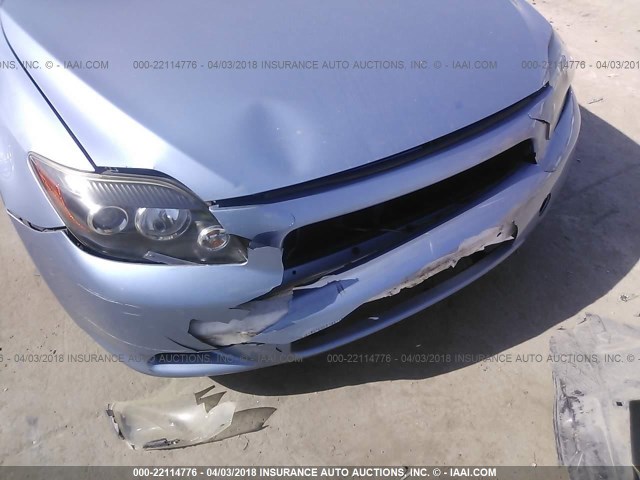 JTKDE167280271045 - 2008 TOYOTA SCION TC 蓝色 照片 6