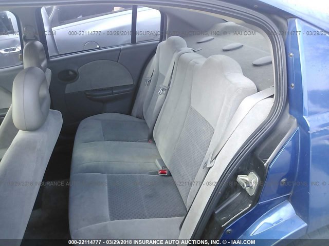 1G8AL52F45Z124506 - 2005 SATURN ION LEVEL 3 BLUE photo 8