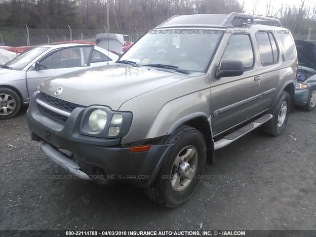 5N1ED28T44C673734 - 2004 NISSAN XTERRA XE/SE BROWN photo 2