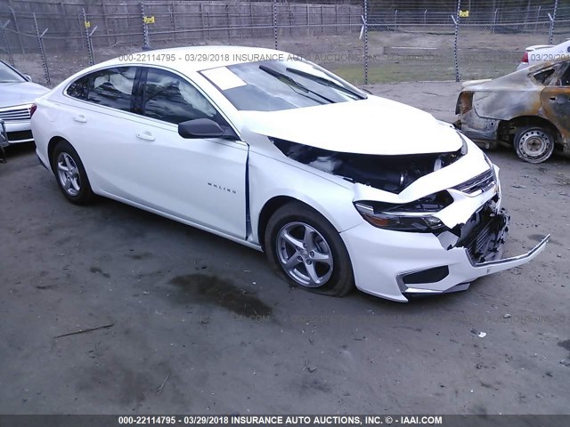 1G1ZB5ST0HF176277 - 2017 CHEVROLET MALIBU LS 白色 照片 1