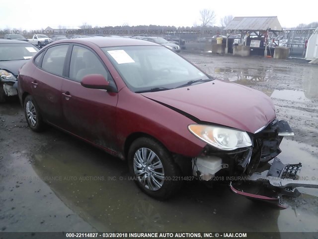 KMHDU46D58U548082 - 2008 HYUNDAI ELANTRA GLS/SE/LIMITED RED photo 1