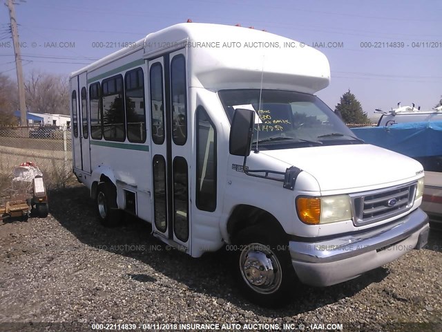 1FDWE35L93HA63342 - 2003 FORD ECONOLINE E350 SUPER DUTY CTWAY VAN WHITE photo 1