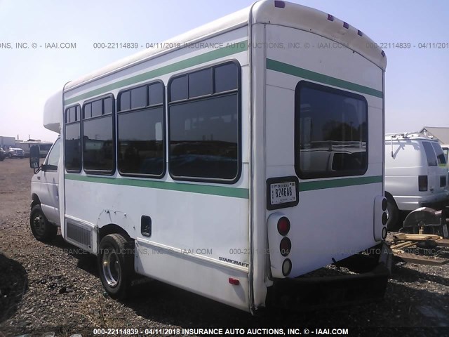 1FDWE35L93HA63342 - 2003 FORD ECONOLINE E350 SUPER DUTY CTWAY VAN WHITE photo 3