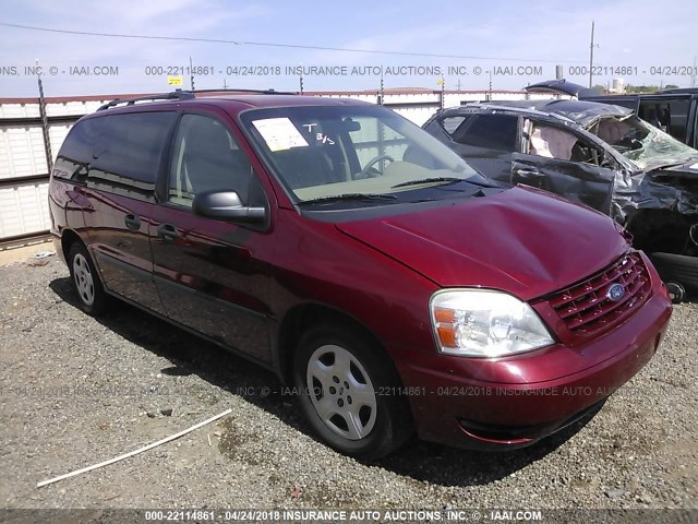 2FMZA51654BA47500 - 2004 FORD FREESTAR SE RED photo 1