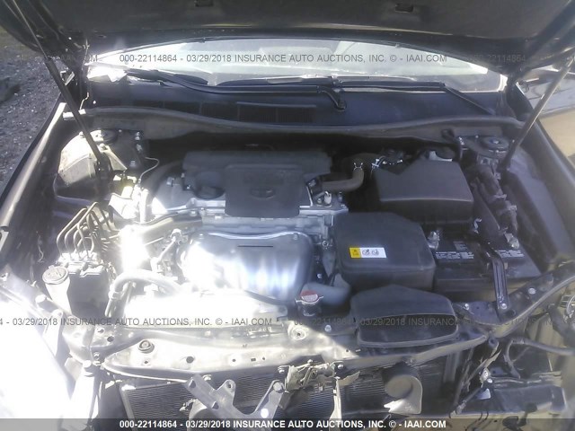 4T1BF1FK1GU267331 - 2016 TOYOTA CAMRY LE/XLE/SE/XSE BLACK photo 10