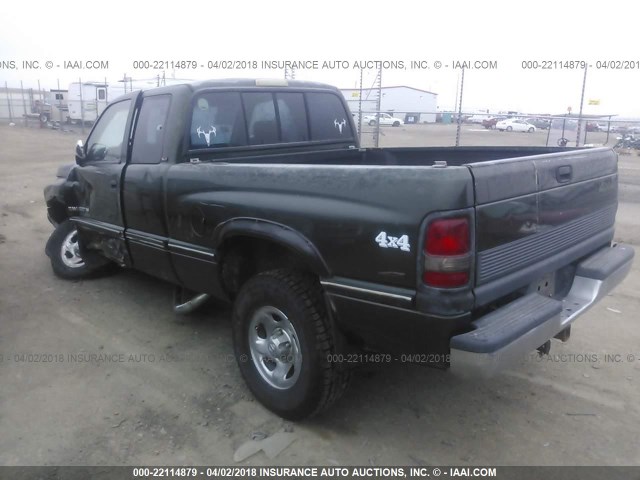 3B7HF13Z8TM106957 - 1996 DODGE RAM 1500 GREEN photo 3