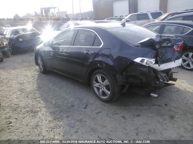 JH4CU2F65CC008766 - 2012 ACURA TSX TECH GRAY photo 3