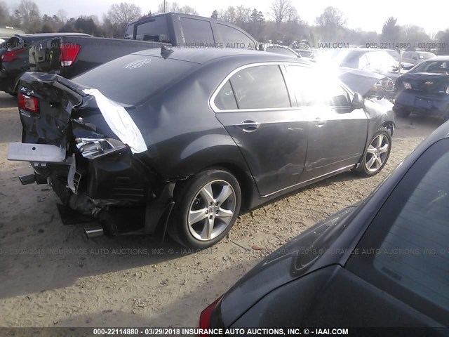 JH4CU2F65CC008766 - 2012 ACURA TSX TECH GRAY photo 4