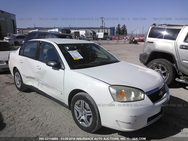 1G1ZS53876F239088 - 2006 CHEVROLET MALIBU LS 白色 照片 1