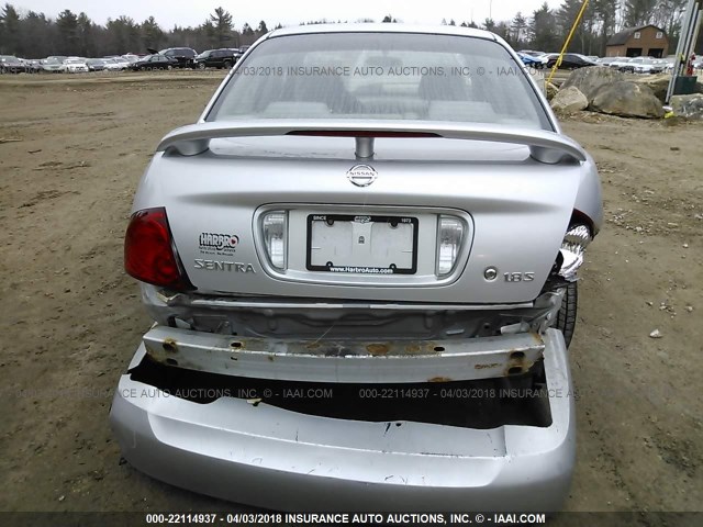 3N1CB51D16L571548 - 2006 NISSAN SENTRA 1.8/1.8S GRAY photo 6