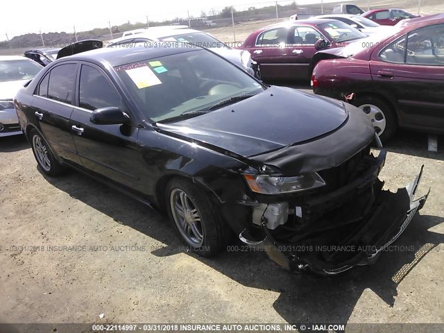 5NPEU46FX7H216674 - 2007 HYUNDAI SONATA SE/LIMITED BLACK photo 1